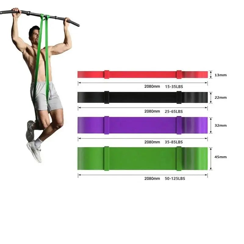 4 Pcs Pull Up Assistance Resistance Bands