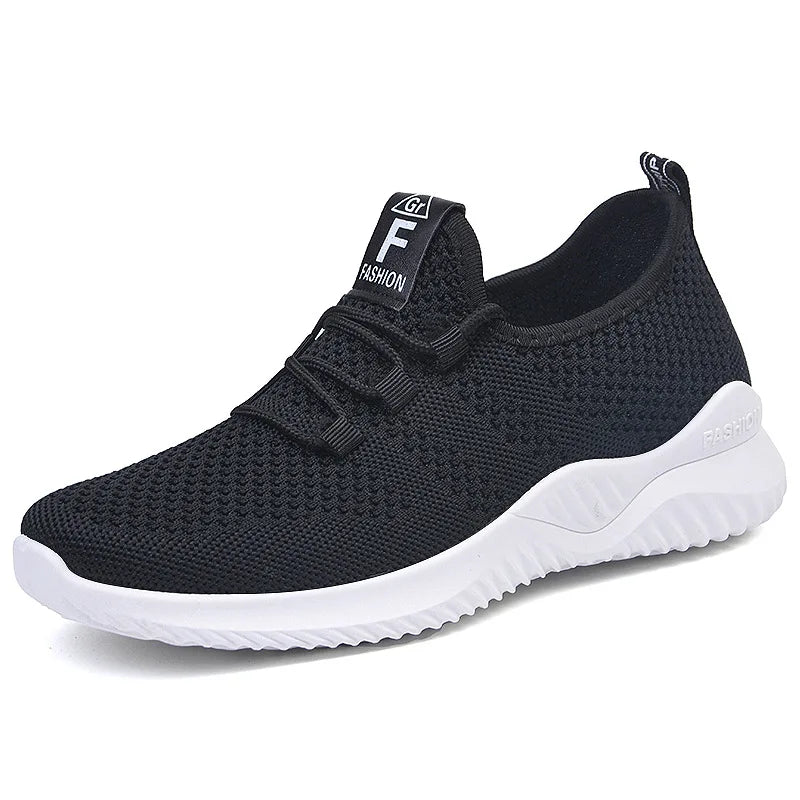 Womens Lightweight Walking Shoes With Breathable Mesh Upper Non-Slip