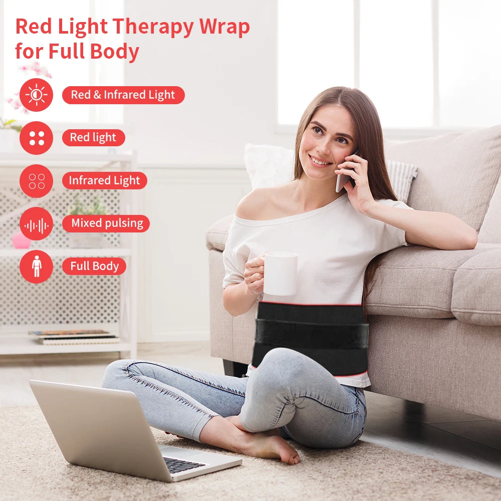Red Light Therapy Pad 660nm 850nm Infrared LED For Body