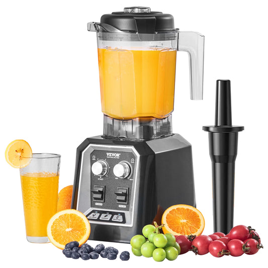SucceBuy Professional Countertop Smoothie Blender With Stainless Steel Pitcher
