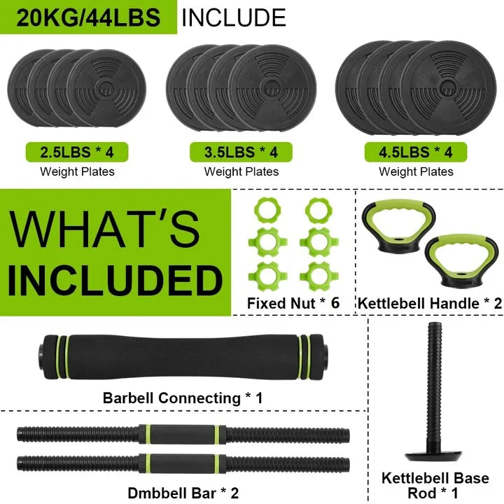 Twister CK Adjustable Dumbbells Free Weight Set With Connector