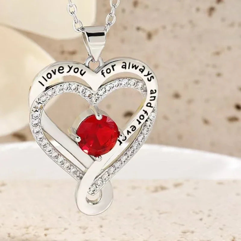 Zhixun Zinc Alloy Heart Shaped Pendant Necklace With Mood Tracker