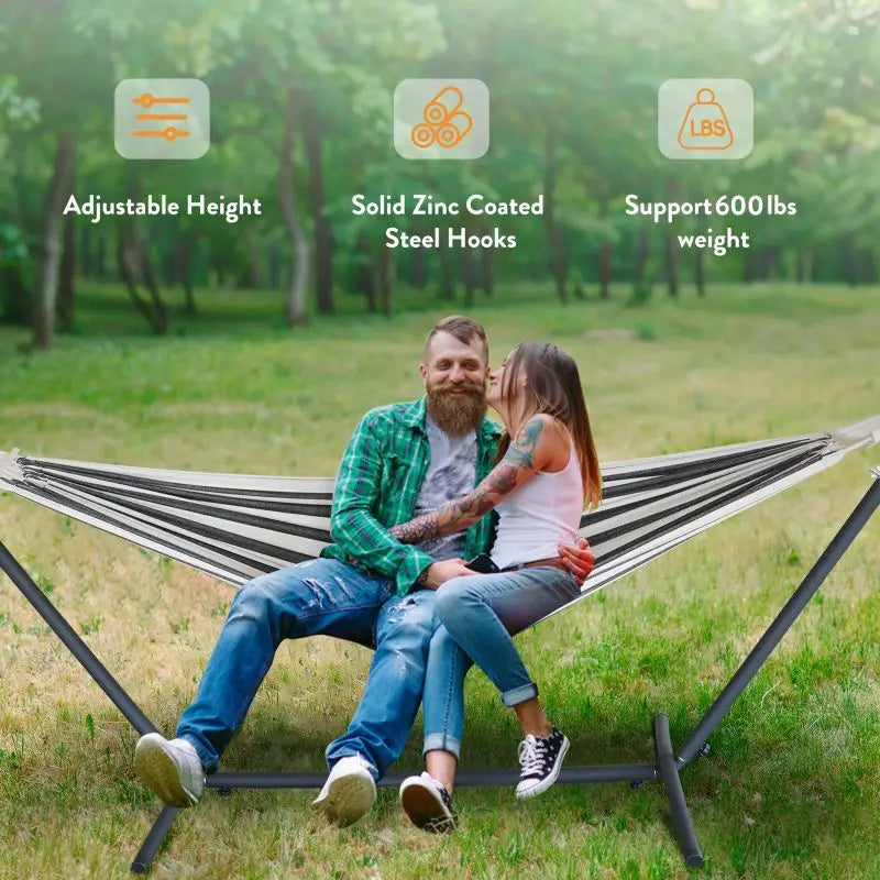 Gyroor Adjustable Stand Hammock With Storage Bag