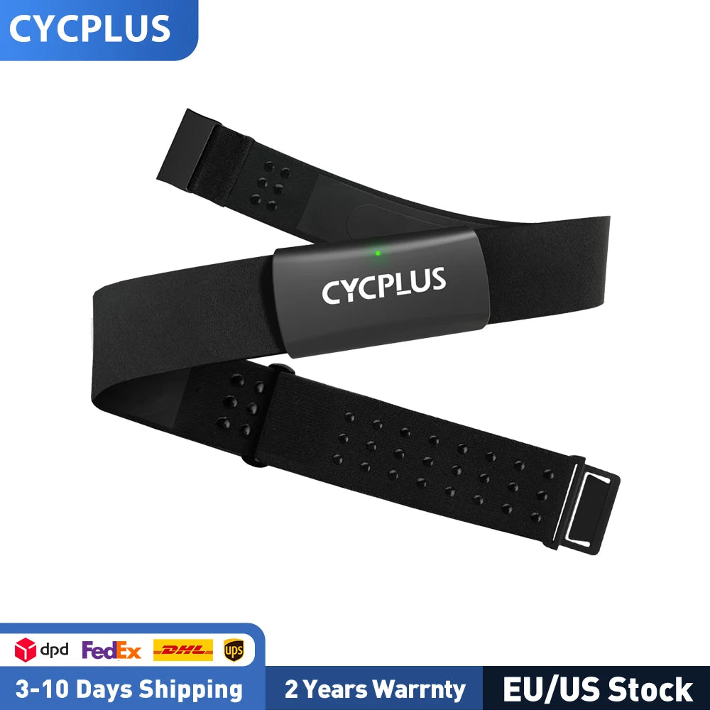 CYCPLUS H2 Chest Strap Heart Rate Monitor BLE ANT Plus IPX7 Waterproof