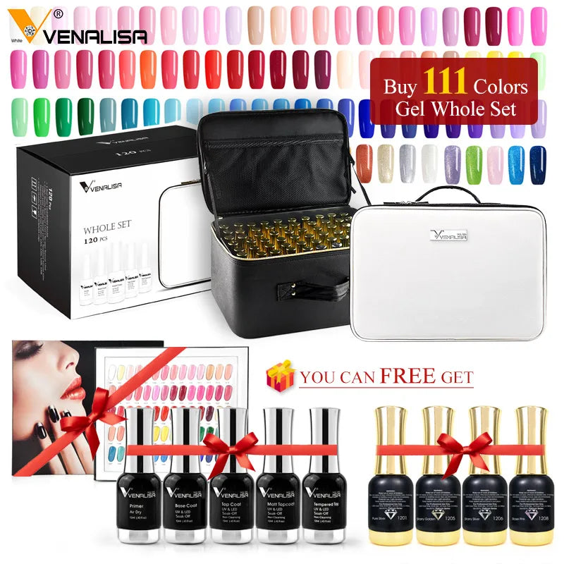 Venalisa Gel Polish Set Vernish Color For Nail Art Design