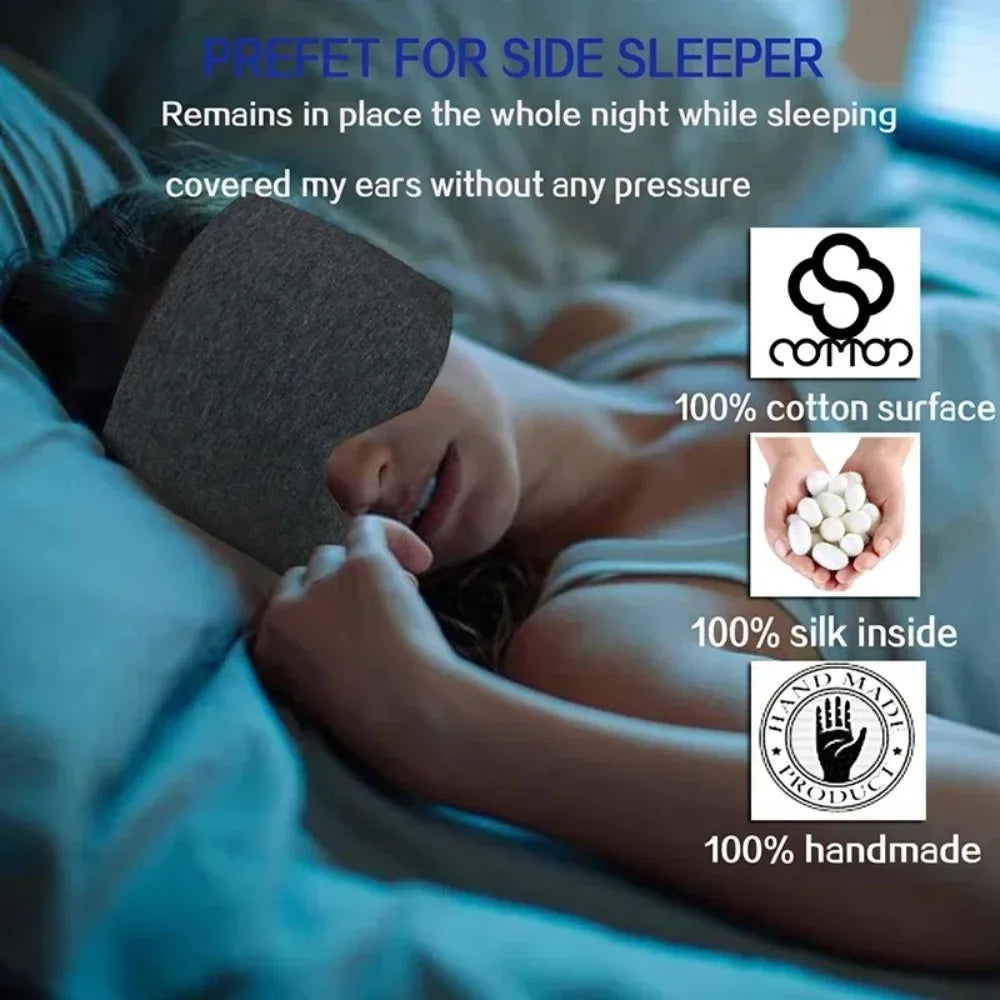 Adjustable Light Blocking Eye Mask For Comfortable Sleep And Travel