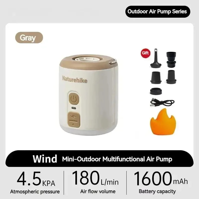 Naturehike Mini Portable Air Pump For Inflatable Camping Gear