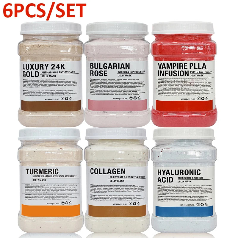 YMEYFAN Jelly Mask Powder 6 Pack 650G Professional Skin Care