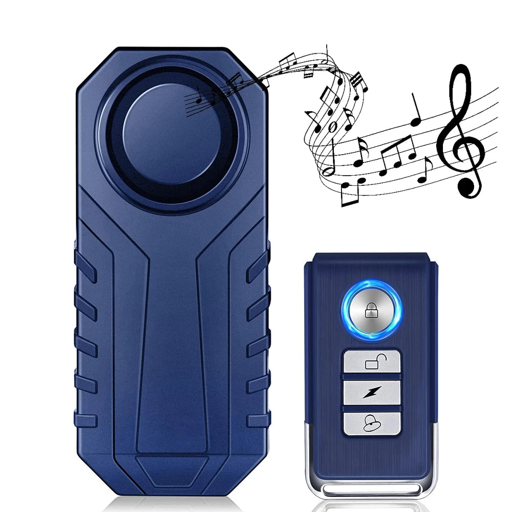 Wsdcam 113Db Wireless Bike Anti Theft Alarm With Vibration Sensor