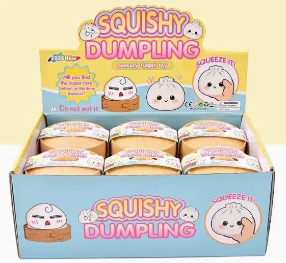 Dumpling Shaped Slow-Rebound Pressure Ball Toy For Office And Home
