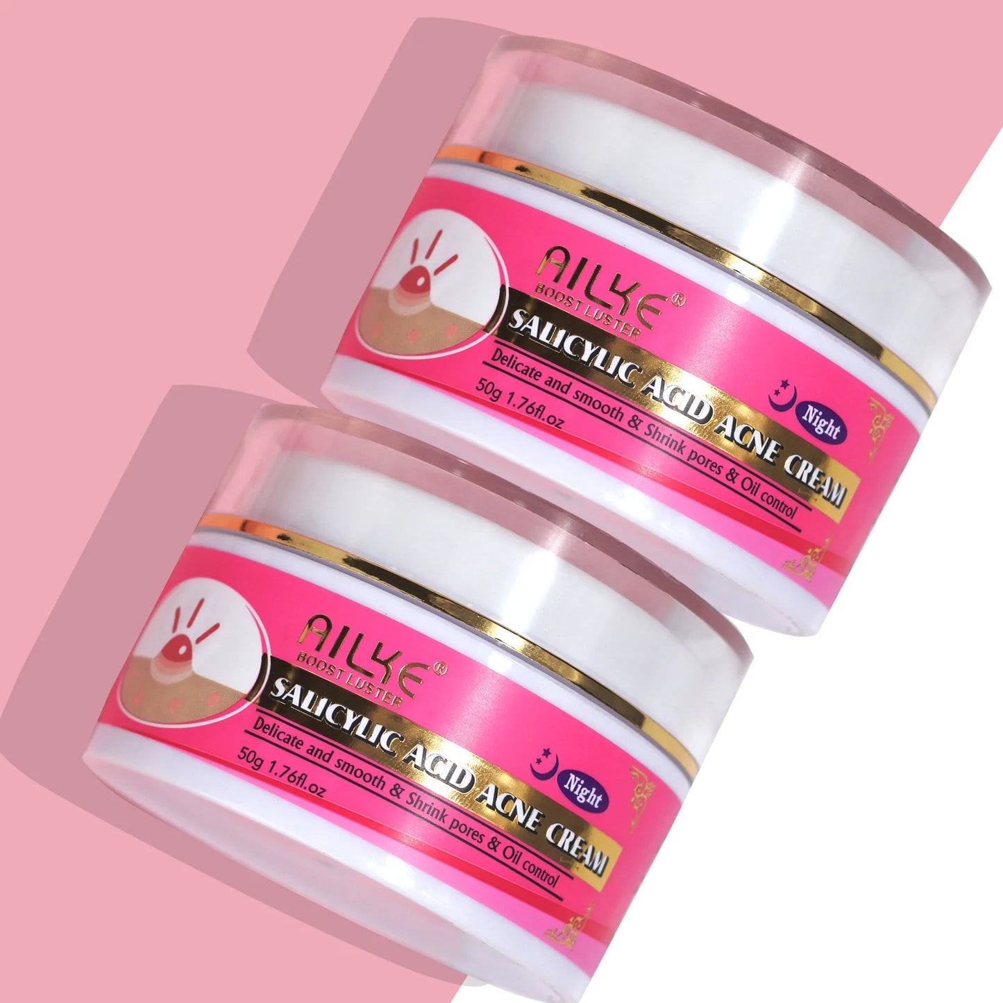 AILKE Skin Glowing Set With Niacinamide Moisturizing Brightening Cream