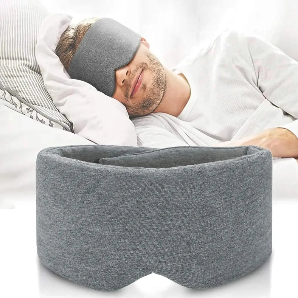 Adjustable Light Blocking Eye Mask For Comfortable Sleep And Travel