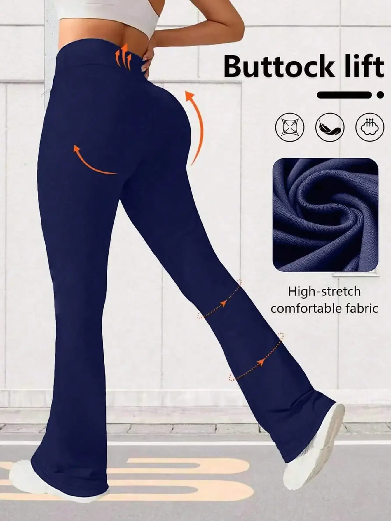 Women's High Waisted Flare Yoga Pants For Fitness And Comfort
