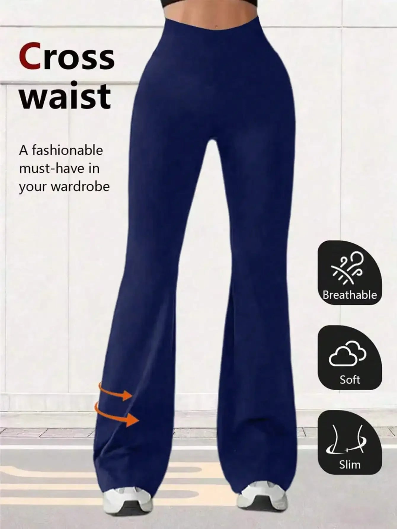 Women's High Waisted Flare Yoga Pants For Fitness And Comfort