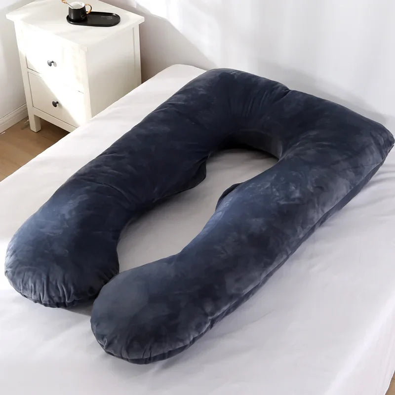 Soft Full Body Pregnancy Pillow for Maternity Support and Nursing