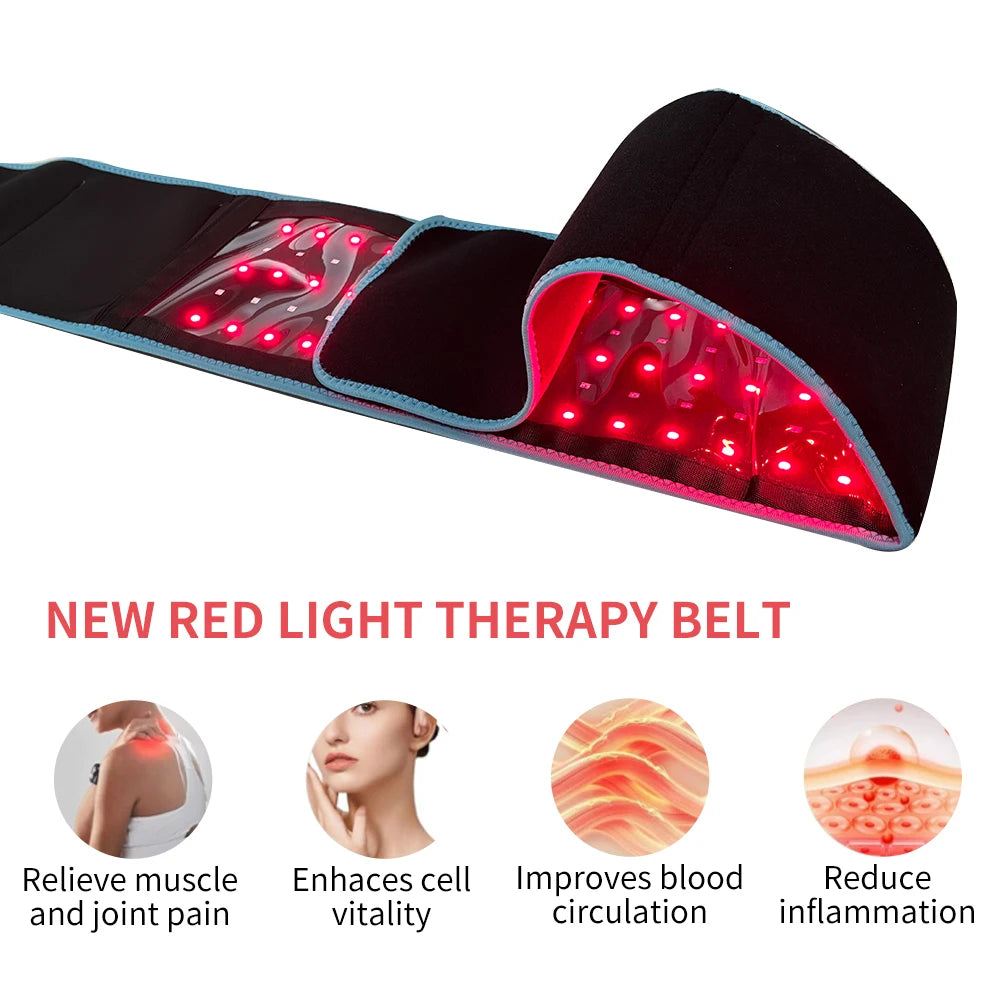 Near Infrared Red Light Wrap Belt For Body Relaxation