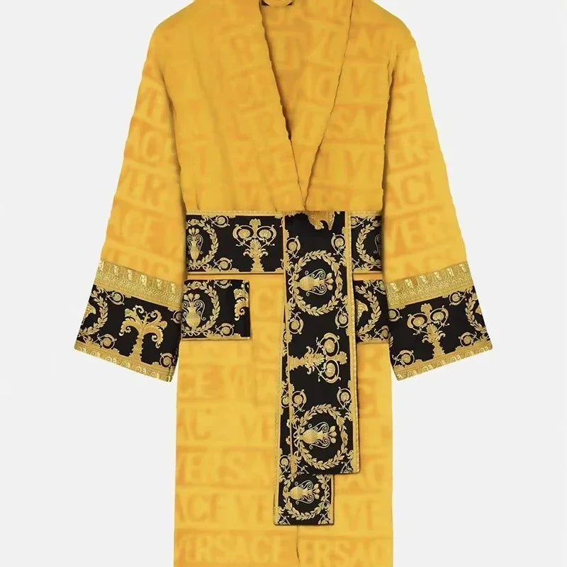 Luxury Cotton Unisex Bathrobe Hotel Inspired Sleepwear