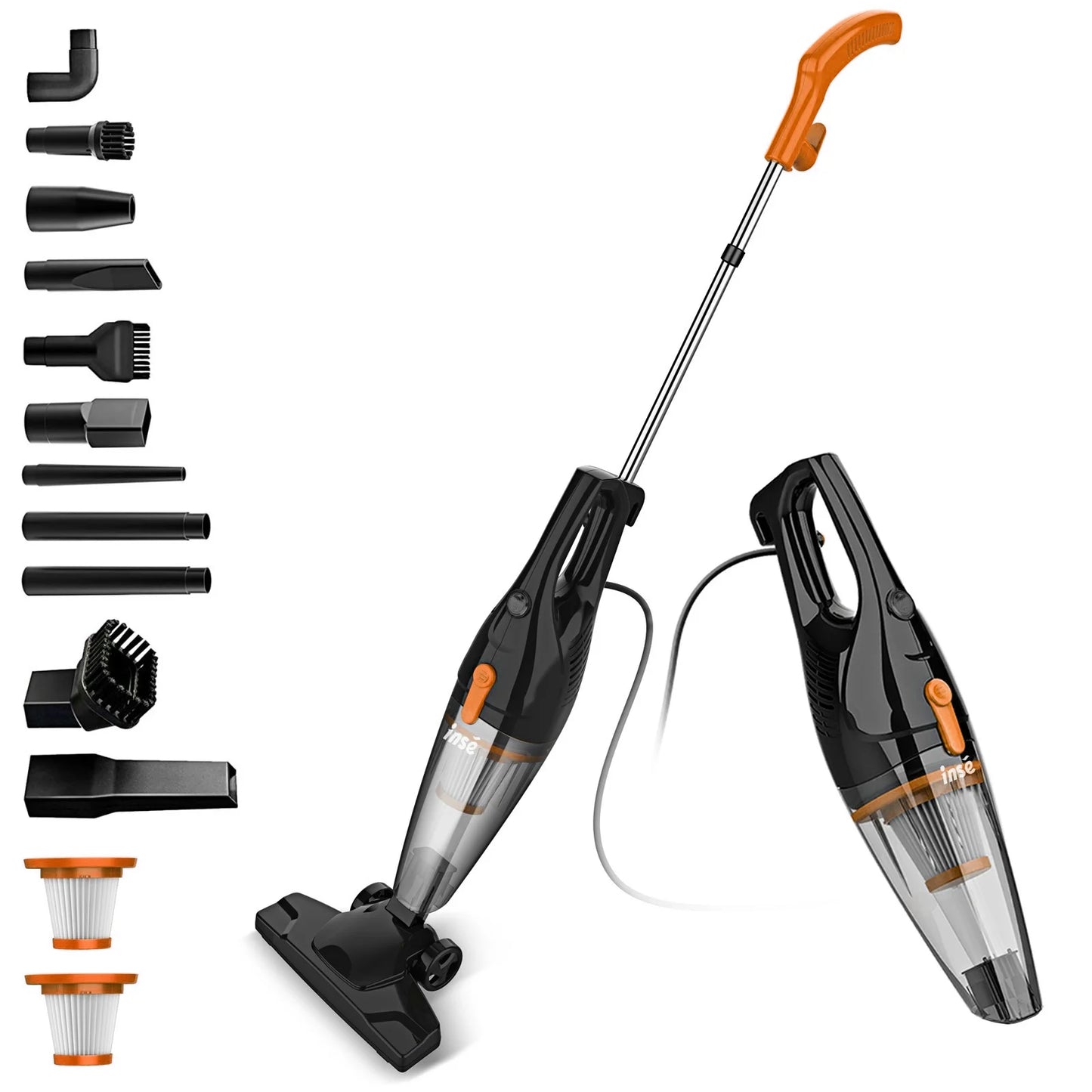 INSE CordedVacuum CleanerPro R7 R6X R3S 3 In 1 600W