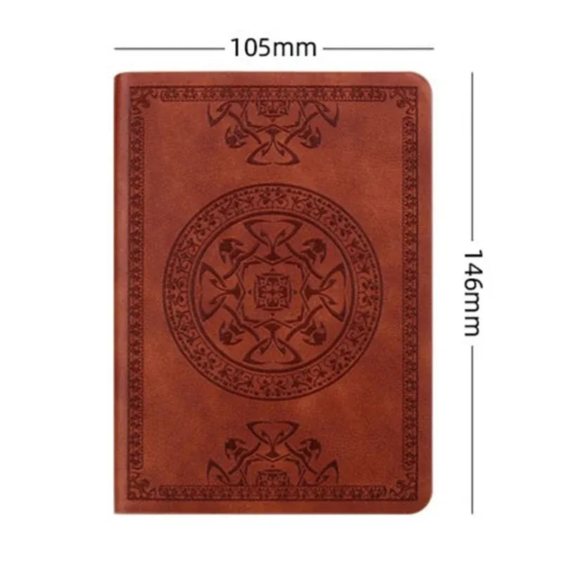 Portable Vintage Leather Notebook Diary Journal Stationery Gift