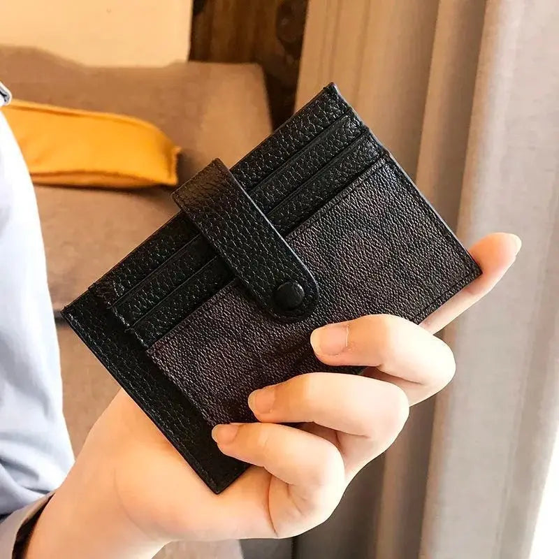Saint.Bos Ultra-Thin Monogram Card Holder Ins Style Wallet