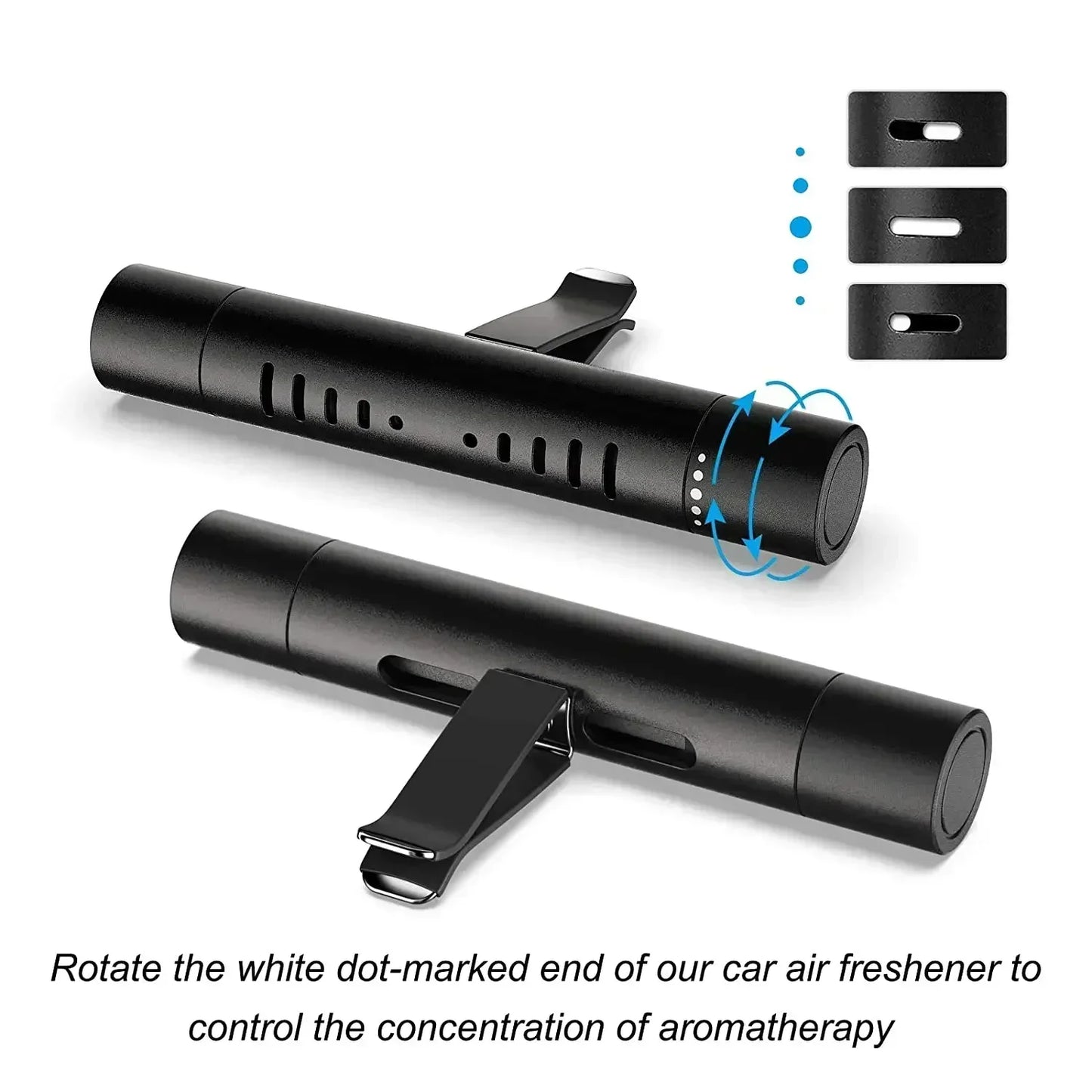 Cylindrical Essential Oil Car Diffuser Vent Clip With Refill Sticks