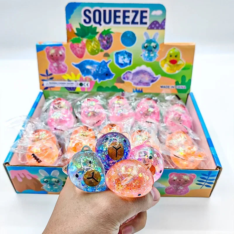 Soft Capybara Fidget Toy For Stress Relief And Decompression