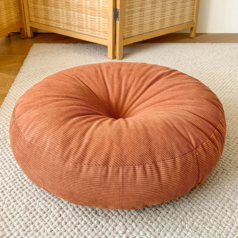 Bohemian Round Meditation Cushion for Yoga, Reading and Home Seating