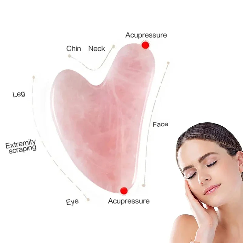 Natural Jade Gua Sha Board For Facial Massage And Skin Care