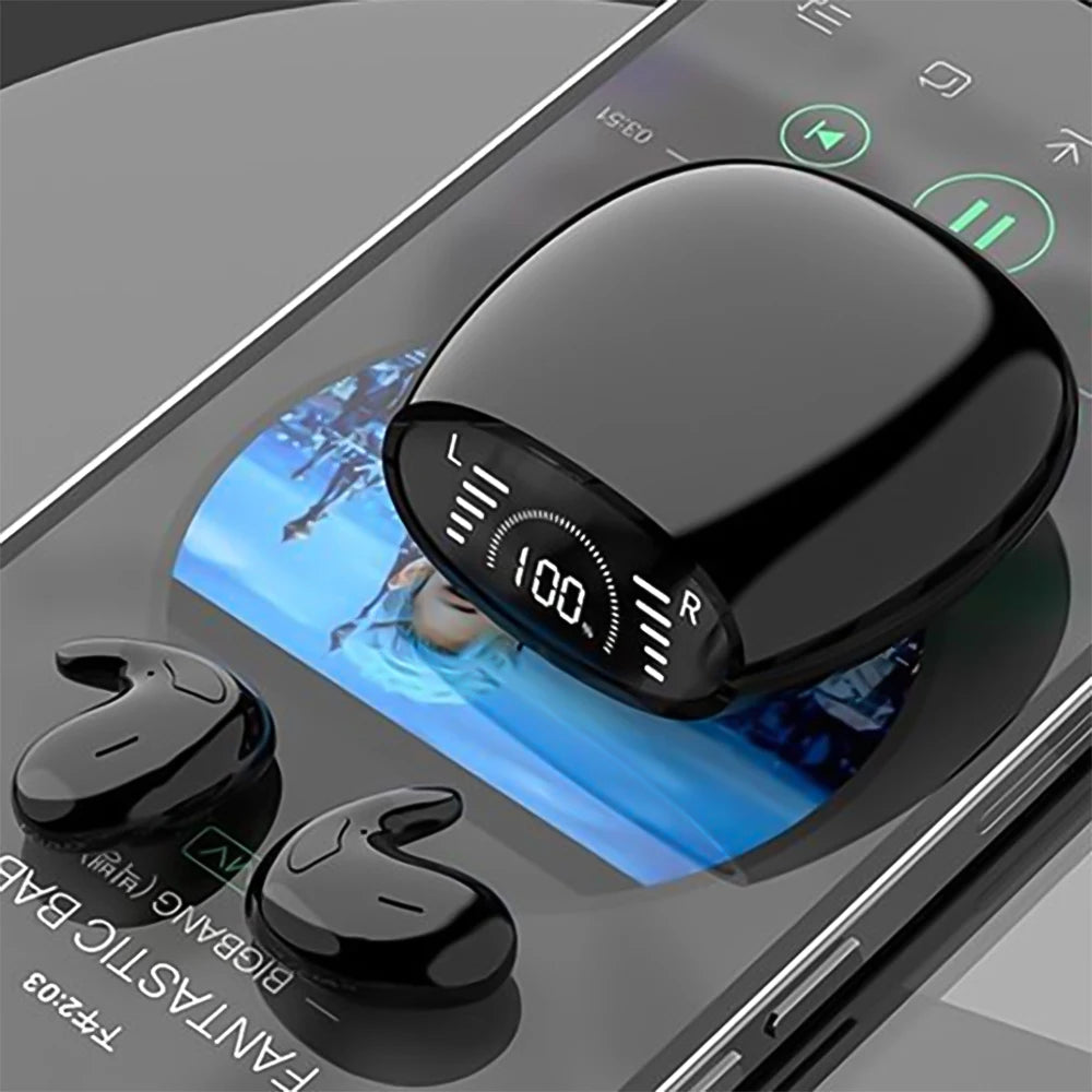 SHUKE SK Ultra-thin Sleep Headphones Bluetooth 5.3 Earbuds