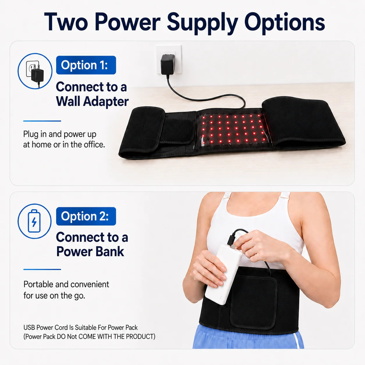 Red Light Therapy Belt 660nm 850nm For Muscle Relaxation