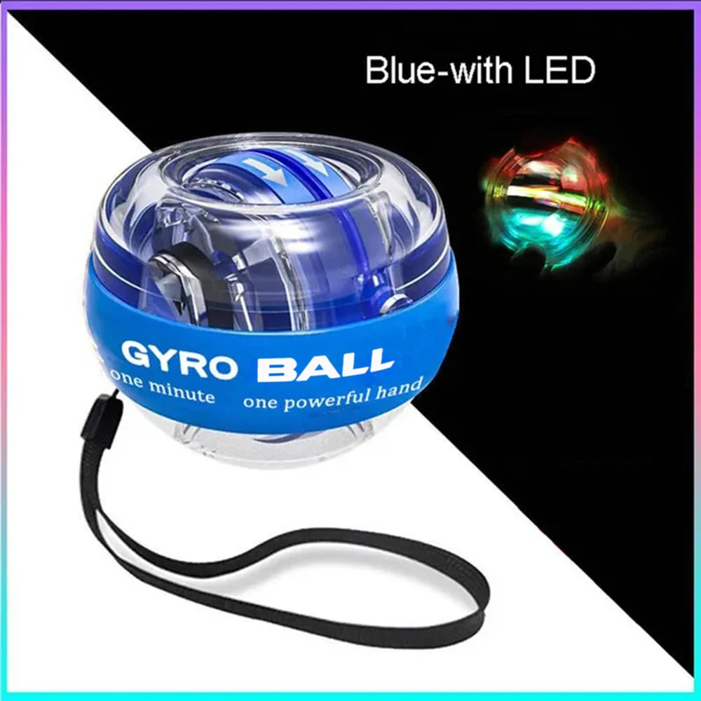 Led Gyro Wrist Ball Strengthener For Arm Fitness Training