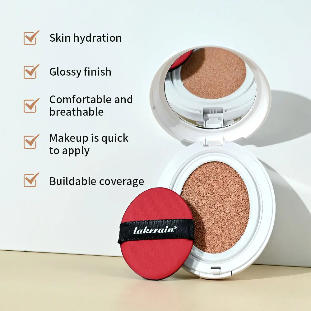 Ibcccndc Dewy Glow Cream Cushion Foundation Hydrating Long Lasting
