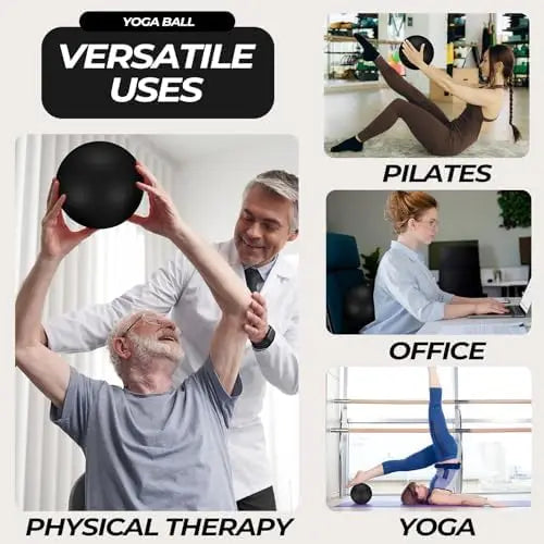 YTYIN Pilates Ring And Ball Set With Resistance Bands