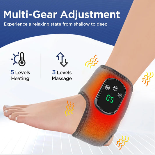 PASTSKY Electric Foot Heat Massager With Heated Vibration