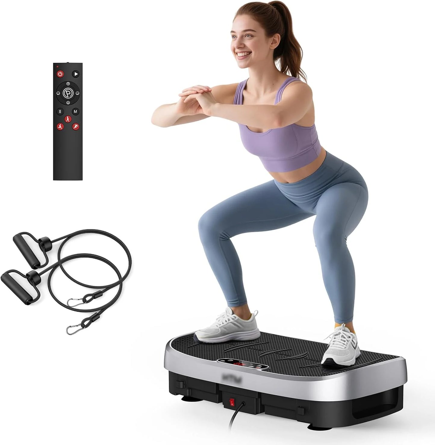Magnetic Vibration Plate Exercise Machine 330 Lb Capacity