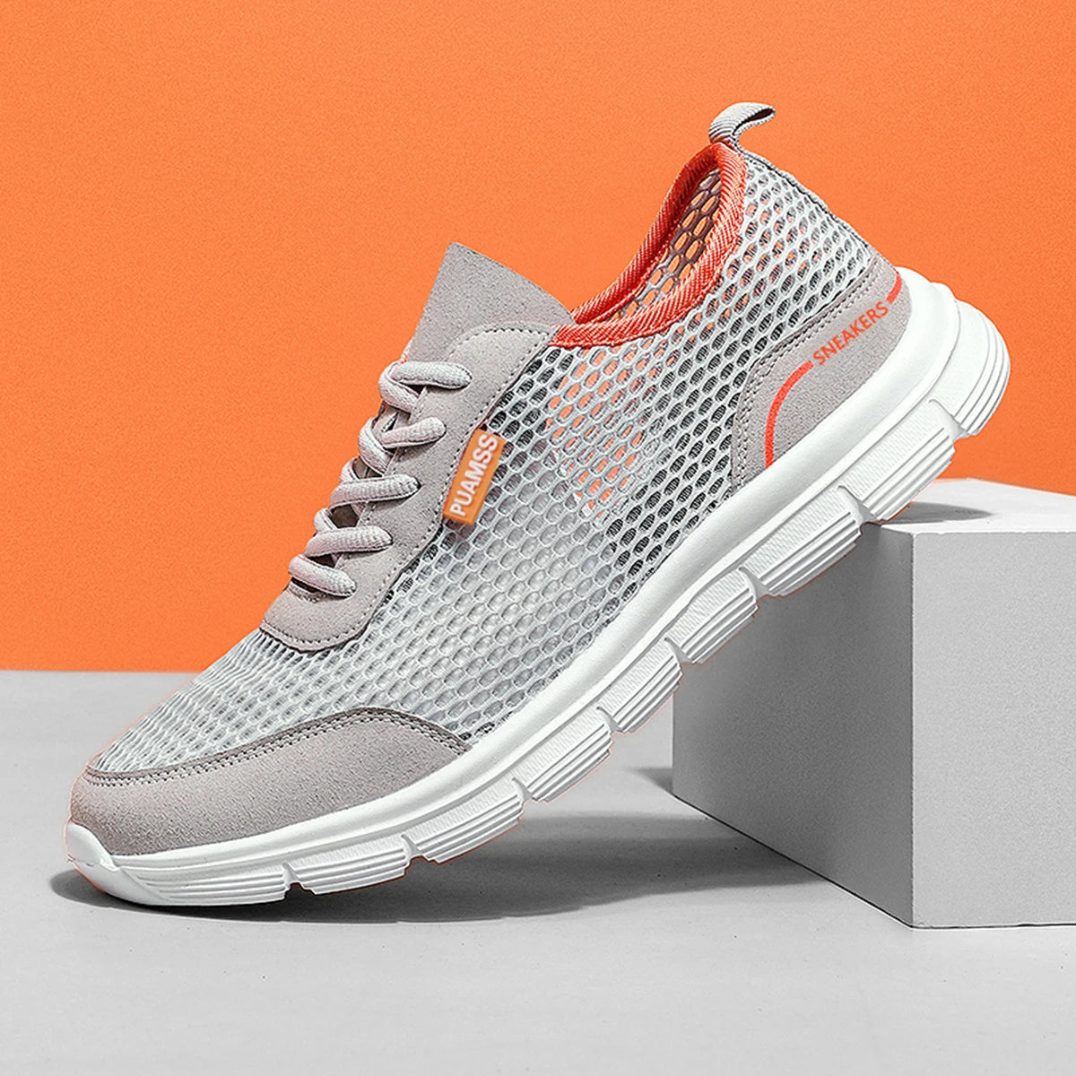 Mens Lightweight Mesh Running Shoes for Casual Outdoor Sports