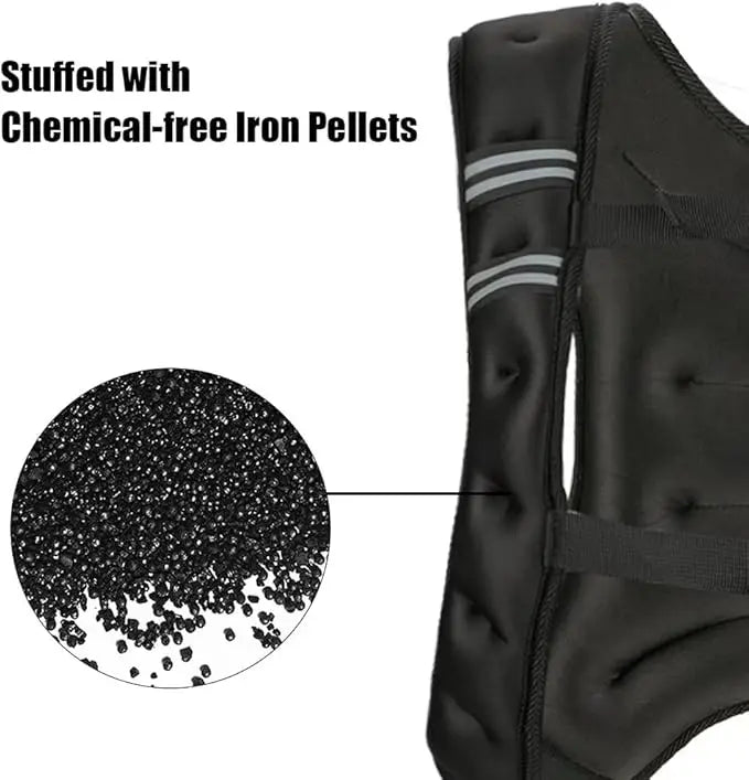 Adjustable Weighted Vest For Cardio And Strength Training With Weights