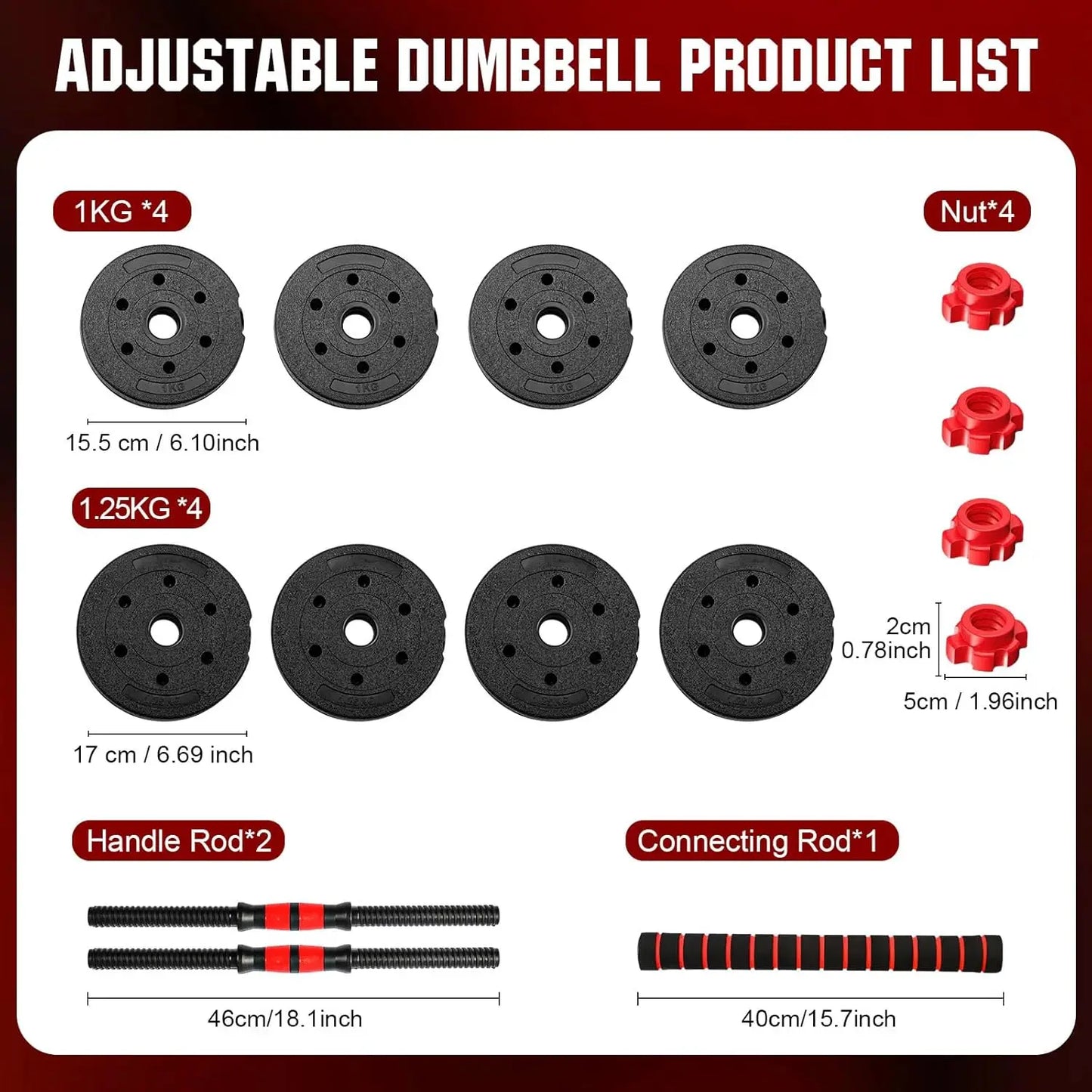 2-In-1 Adjustable Dumbbell And Barbell Set For Home Workouts