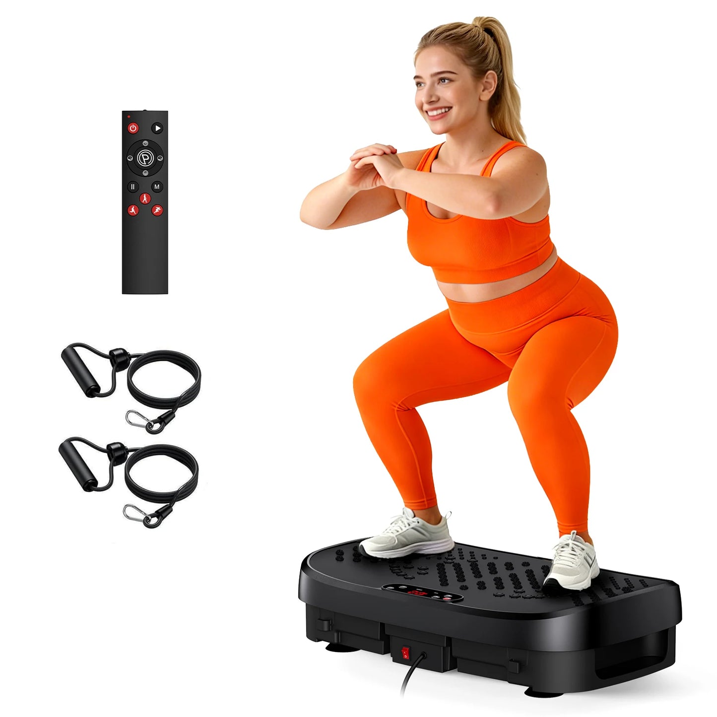 Magnetic Vibration Plate Exercise Machine 330 Lb Capacity