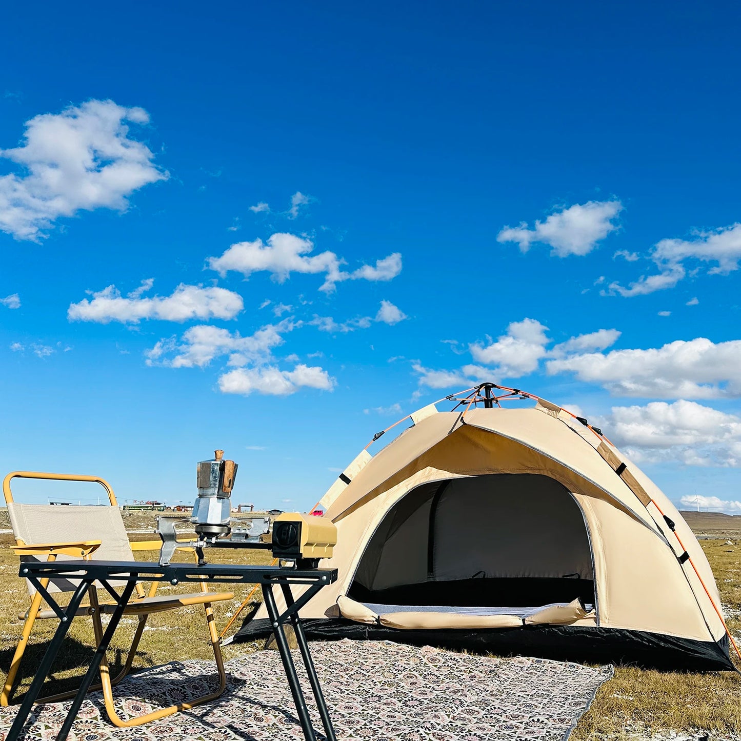 Pakicetus Automatic Pop Up Camping Tent Portable Windproof Shelter
