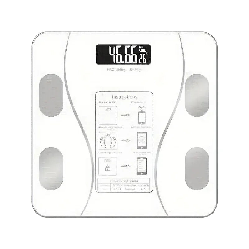 Smart Body Fat Scale Wireless Digital Bathroom Weight Analyzer