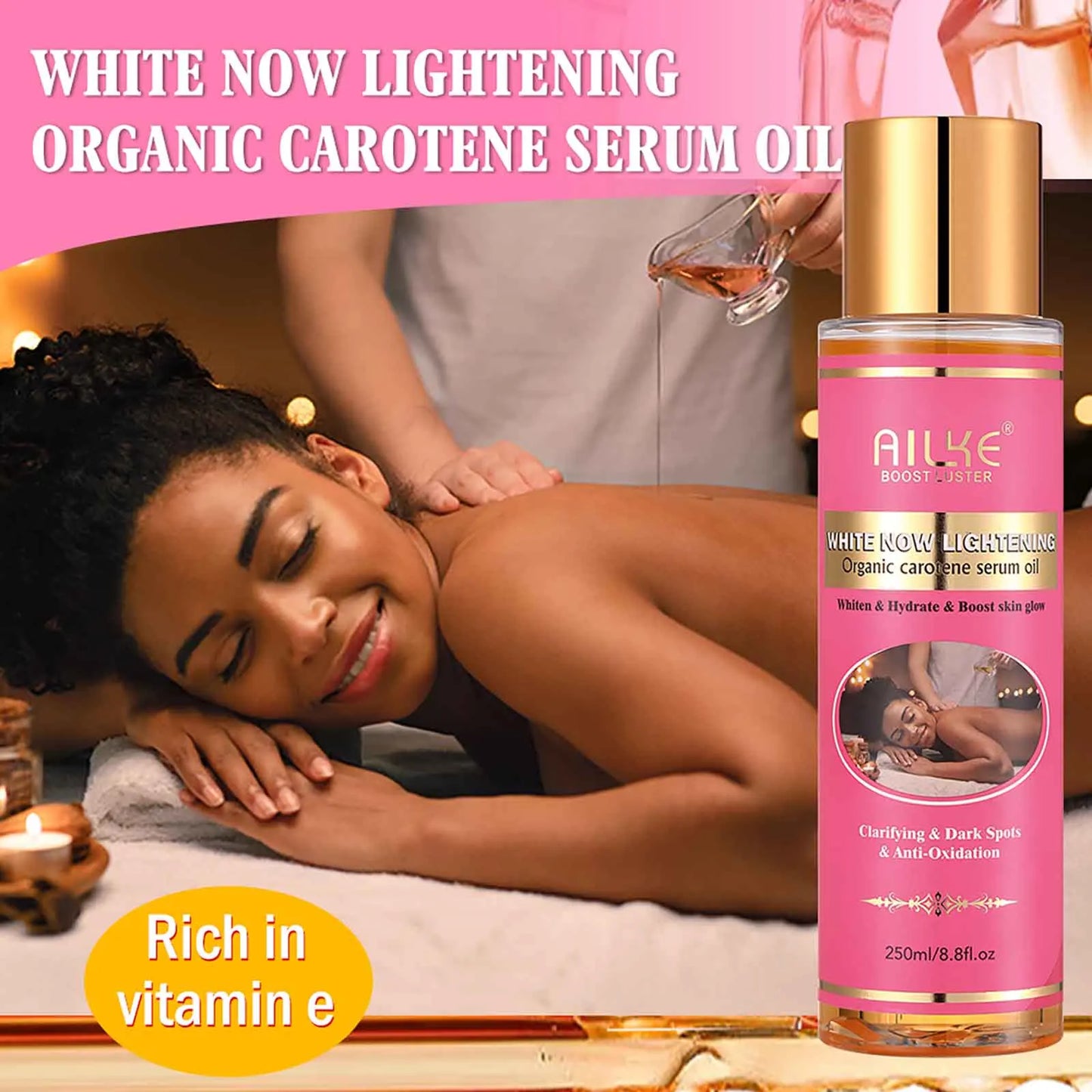 AILKE Skin Glowing Set With Niacinamide Moisturizing Brightening Cream