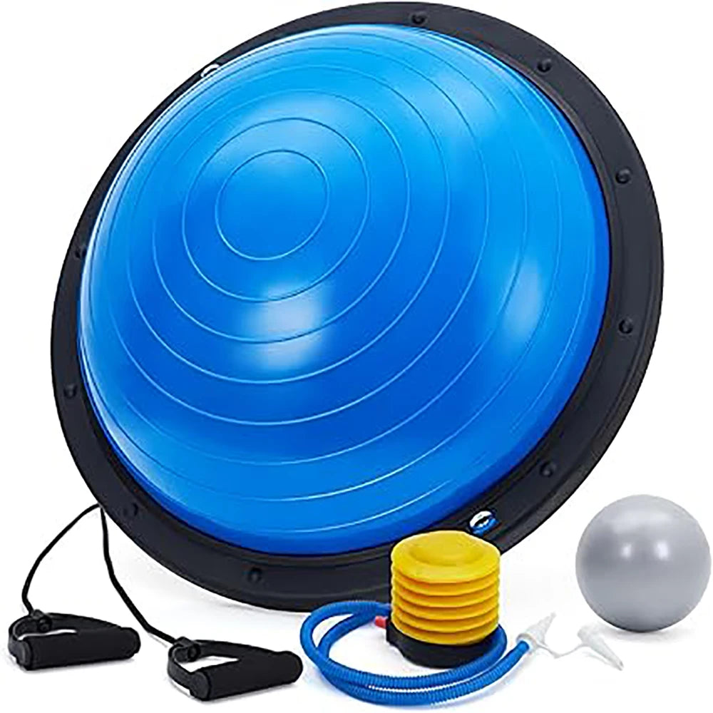 Half Balance Ball Non Slip Base Resistance Bands And Pump