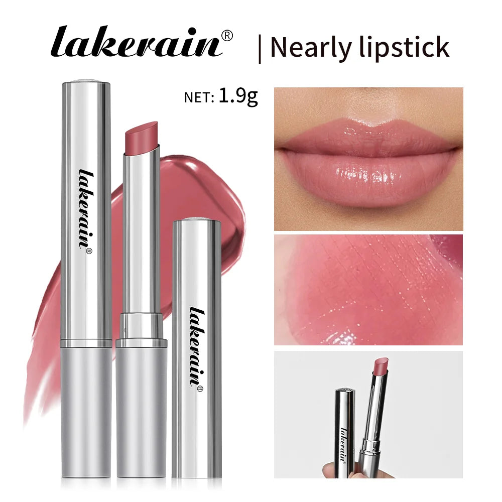 Lakerain Nearly Lipstick Lip Balm Natural Color Creamy Moisturizing
