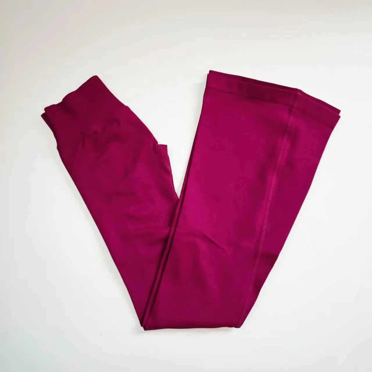Nclagen Womens Seamless Flare Yoga Leggings Gym Workout Pants