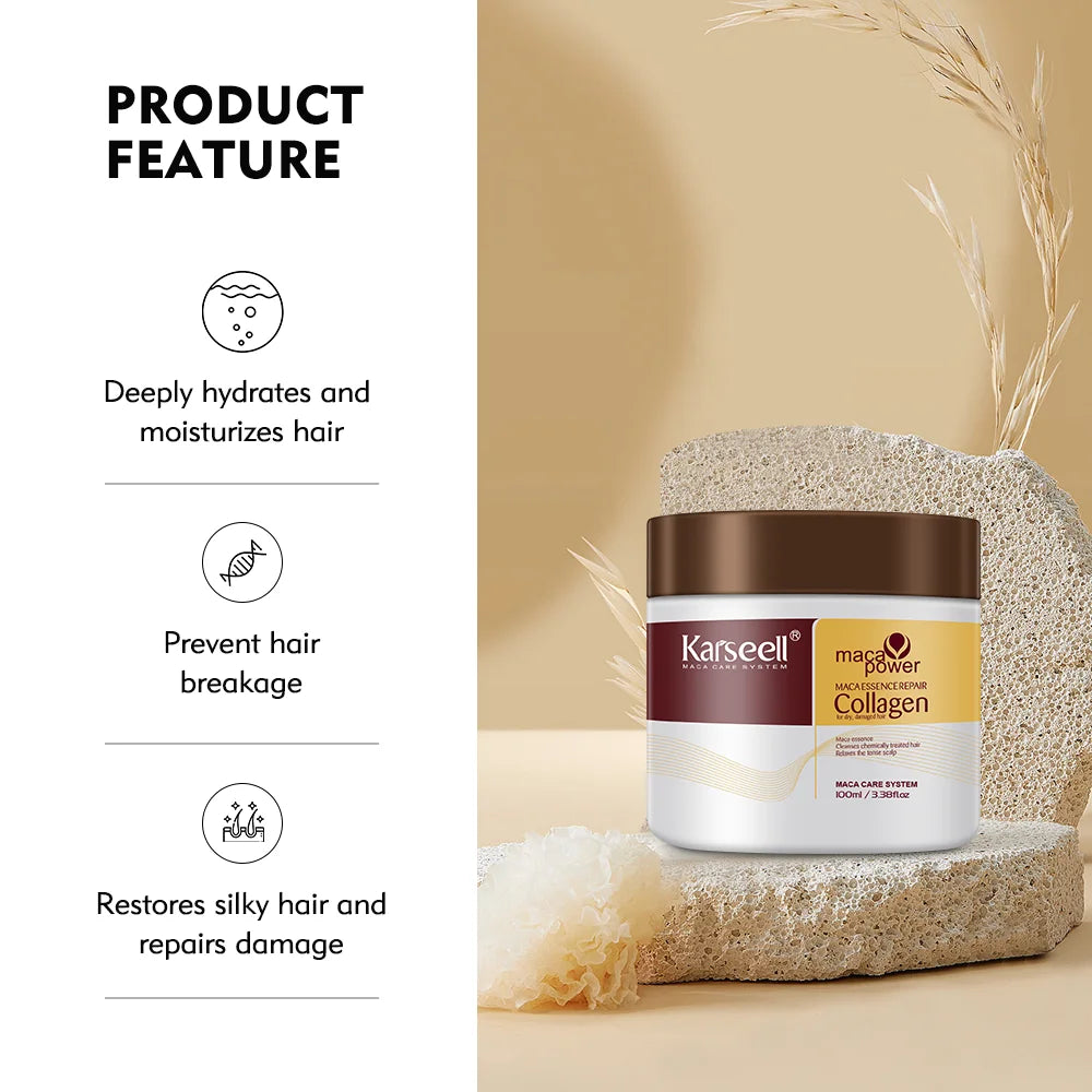 Karseell Collagen Argan Oil Hair Mask For Deep Repair