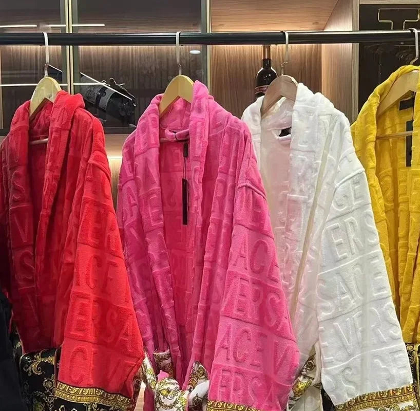 Luxury Cotton Unisex Bathrobe Hotel Inspired Sleepwear