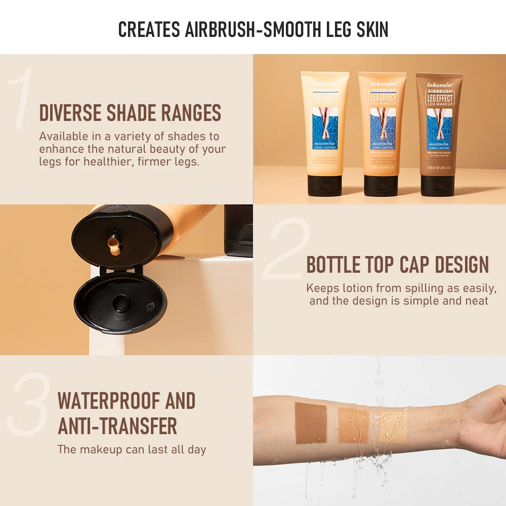 Ibcccndc Moisturizing Liquid Body Foundation For Even Skin Tone